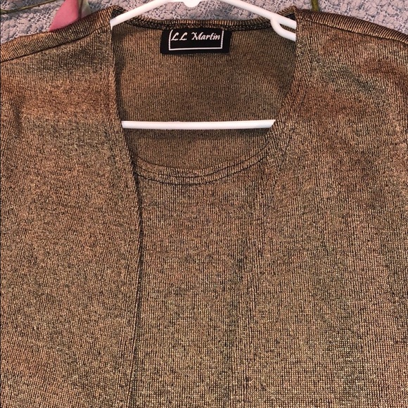 Pretty top and cardigan (one piece) size 1X #49 - Picture 3 of 7